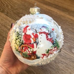 Santa ornament